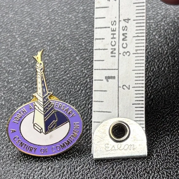 100th Anniversary Commemorative Lapel Pin of the American Physical Society - Picture 2 of 3